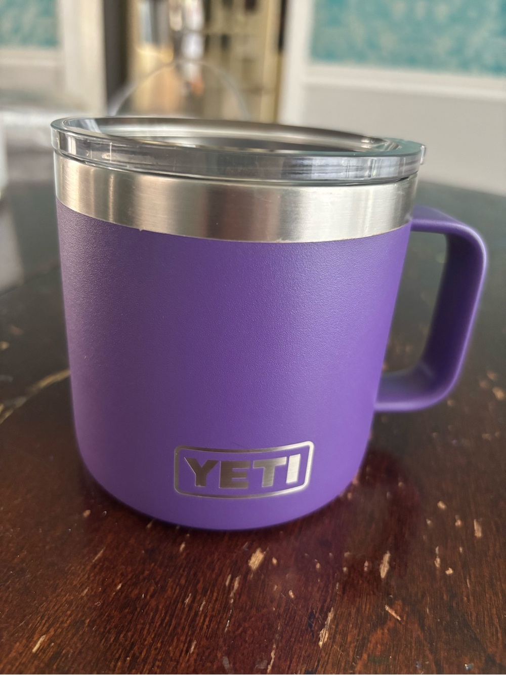 YETI Rambler 14 ounce MUG Peak Purple Authentic RARE